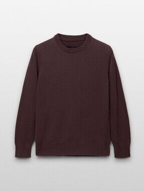 Reigning Champ Supima Knit Bantam Crewneck Sweater Oxblood L